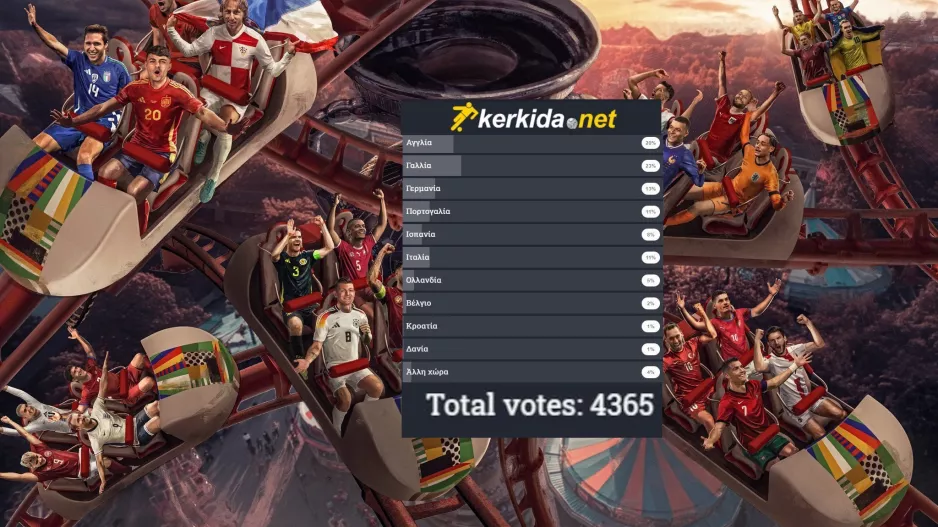 ΓΚΑΛΟΠ Kerkida για Euro 2024: Mε 4300+... προβάδισμα για Γαλλία, ακολουθεί η Αγγλία 