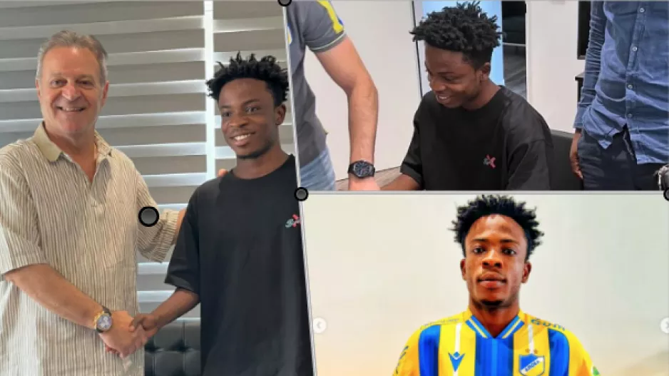 Appiah: "Ευχαριστώ ΑΠΟΕΛ, για αυτή την καταπληκτική ευκαιρία"