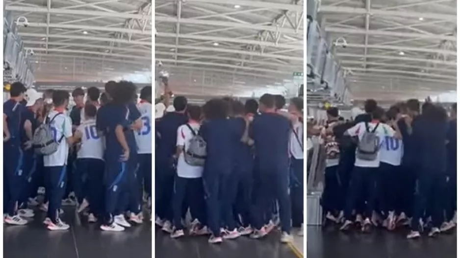 Οι μικροί Ιταλοί... ξεσήκωσαν το αεροδρόμιο! (Βίντεο)