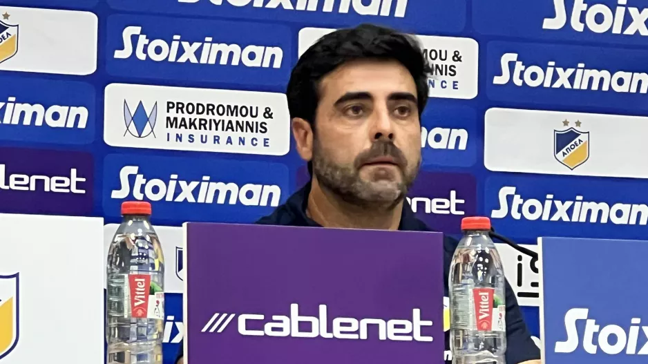 Γκαγιέγο ενόψει Petrocub: "Το ΑΠΟΕΛ είναι μεγάλη ομάδα/Σημασία έχει τι θα κάνουμε εμείς"