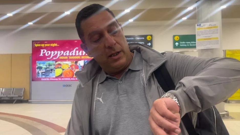 Χάρης... απ' το αεροδρόμιο: "Είναι τέσσερις παρά είκοσι και η προσπάθεια για πρόκριση ξεκινά..."