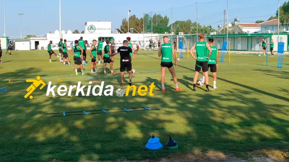 Η τελευταία προπόνηση της Ομόνοιας (Φώτος-Βίντεο kerkida) 