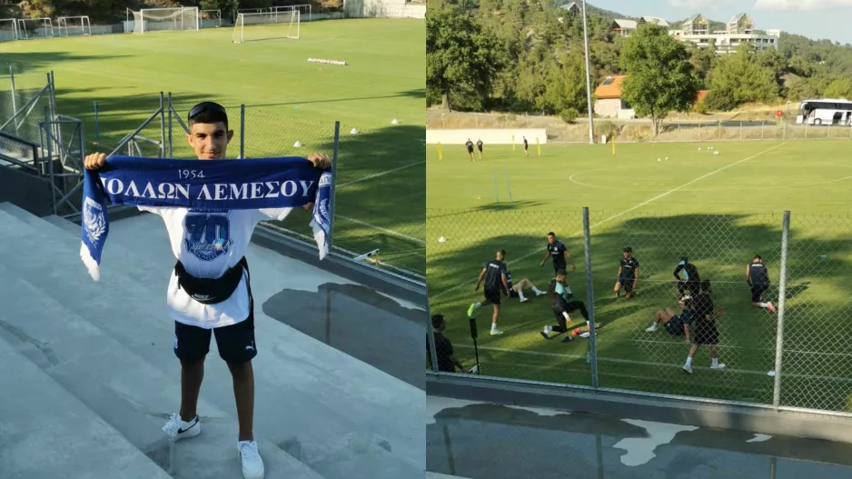 Πήγε... στην προπόνηση!