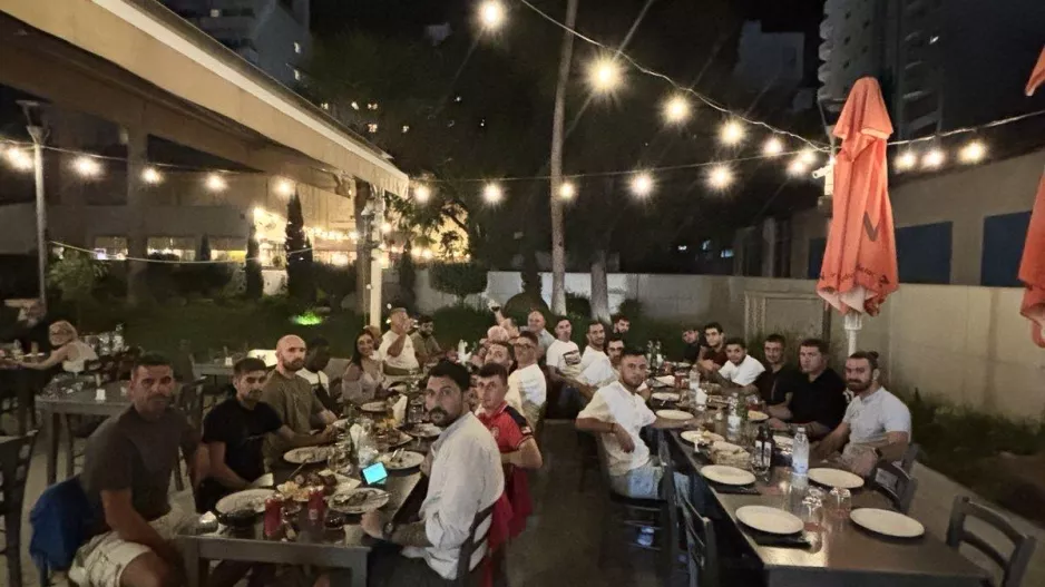 Δείπνο για ποδοσφαιριστές και τεχνικό επιτελείο 