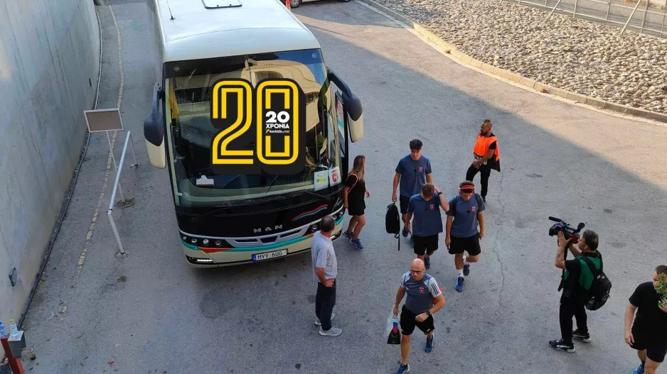 Η άφιξη της Φέχερβαρ στο ΓΣΠ (Φώτος Kerkida)