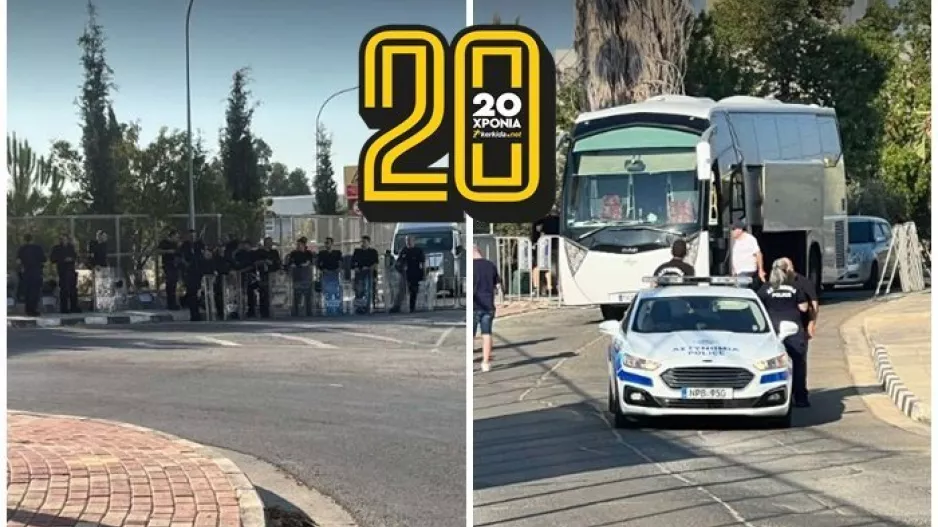 (ΦΩΤΟΣ Kerkida) Ισχυρή αστυνομική δύναμη στην Περιστερώνα