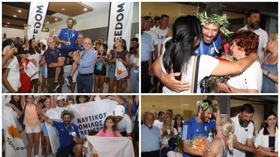 (Φωτορεπορτάζ) Η αποθεωτική υποδοχή στον Κοντίδη!