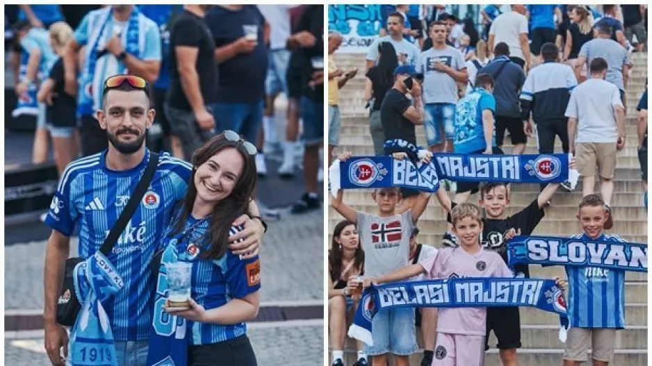 Χαμόγελα... στο fan zone (Φώτος)