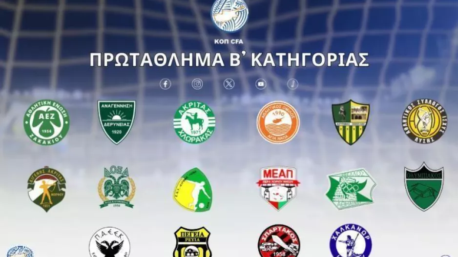 Β΄ Κατηγορία: Αρχίζει το πρωτάθλημα, ΑΕΖ-Ακρίτας ο πρώτος αγώνας 