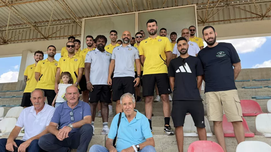 Επίσκεψη στην κατεχόμενη Λύση, στο γήπεδο "Γρηγόρης Αυξεντίου" και την επιβλητική Εκκλησία