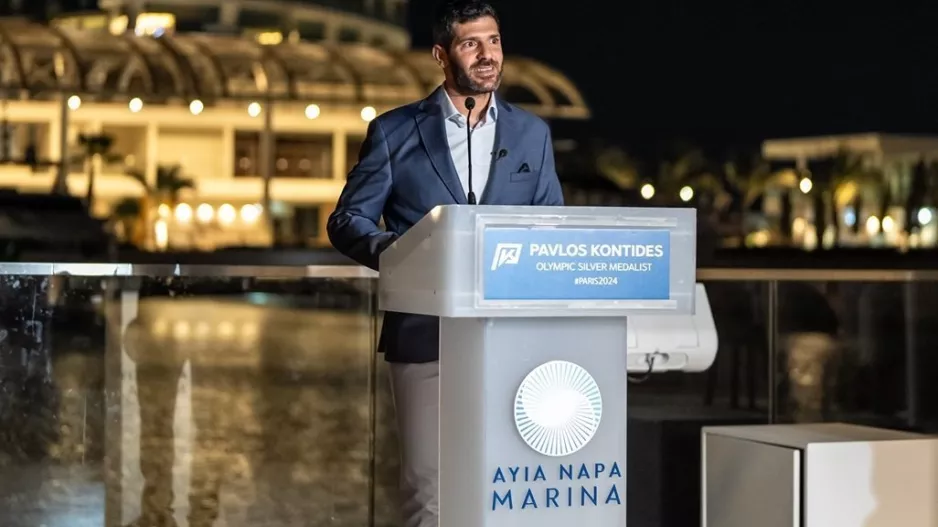 Τιμητική εκδήλωση του Ολυμπιονίκη Παύλου Κοντίδη στη Μαρίνα Αγίας Νάπας