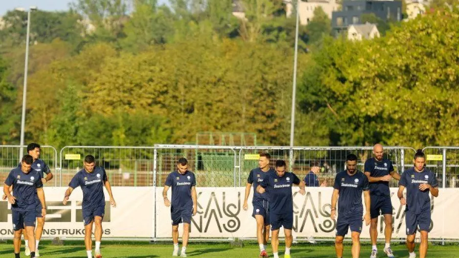 (Φώτος) Η τελευταία προπόνηση της Εθνικής μας