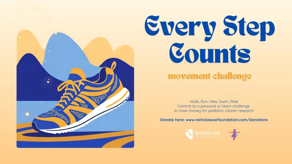 Every Step Counts: Λάβετε μέρος στην Πρόκληση για τη συγκέντρωση χρημάτων με σκοπό την ενίσχυση της έρευνας για τον παιδιατρικό καρκίνο