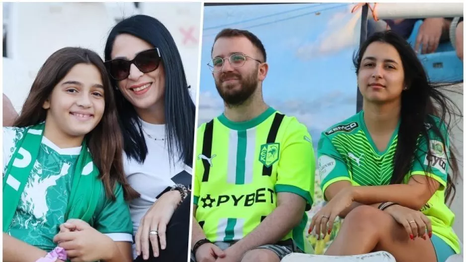(ΦΩΤΟΣ) Ωραία ατμόσφαιρα και χαμόγελα στις κερκίδες