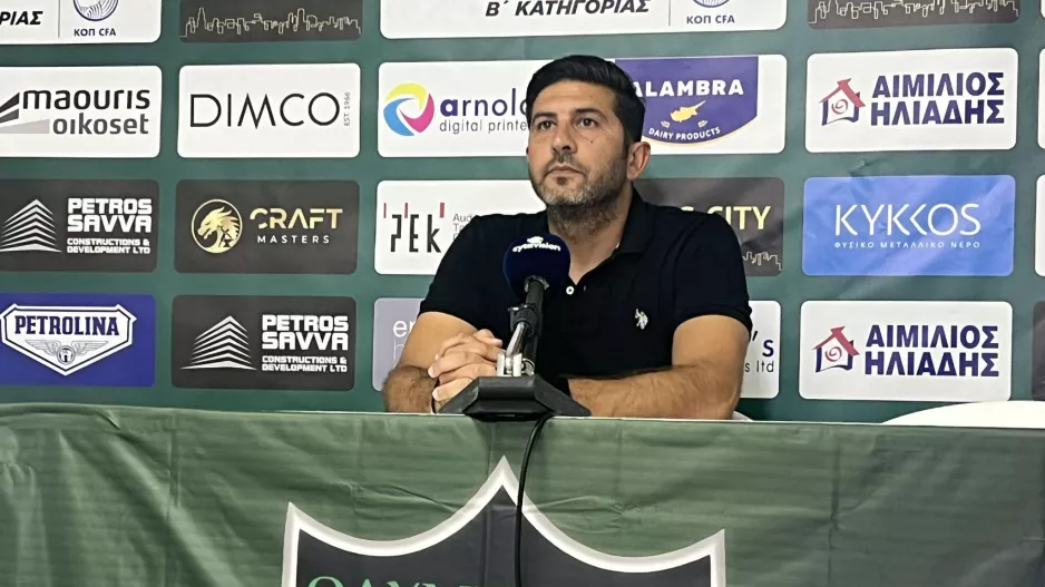 Νικολάου: "Είναι σκληρό το πρωτάθλημα, στόχος μας η Α' Κατηγορία"