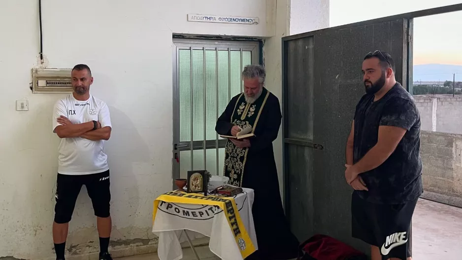 Ο καθιερωμένος αγιασμός για την Ελπίδα Αστρομερίτη (φώτος)