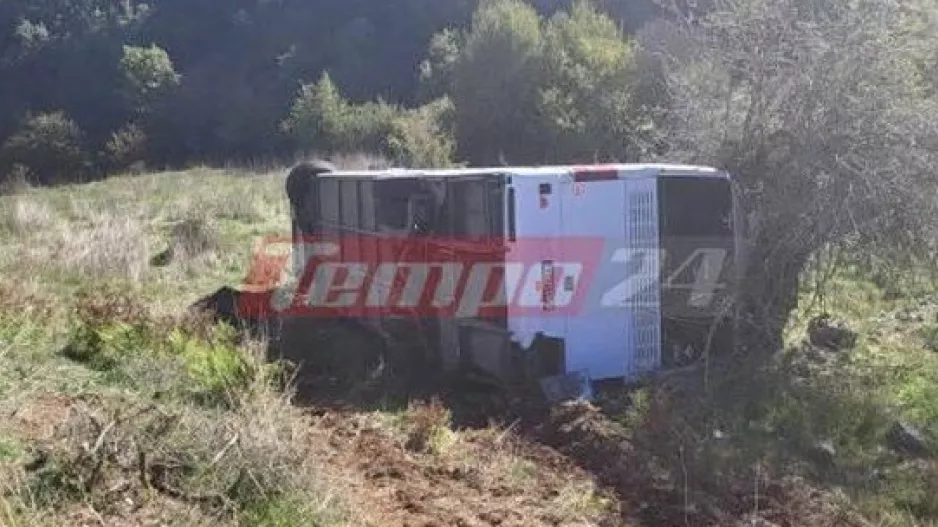 "Έσπασα με το πόδι μου το παρμπρίζ για να βγουν οι μαθητές" - Πώς έγινε το ατύχημα με το λεωφορείο στα Καλάβρυτα
