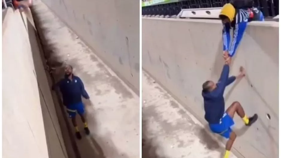 (ΒΙΝΤΕΟ) Στην καταπακτή ο Ελ Αραμπί για... καλό σκοπό!