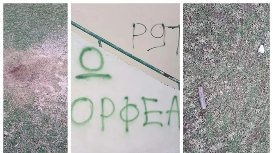 Ζημιές στο γήπεδο του Ορφέα - Έγινε καταγγελία στην αστυνομία (φώτος)