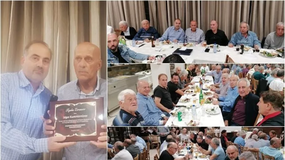 Οι παλαίμαχοι της ΕΝΠ τίμησαν τον Δήμο Κωνσταντίνου! (Φώτος)