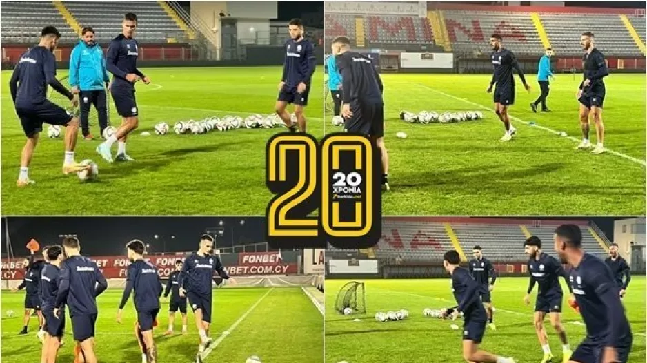 Έπιασαν... δουλειά οι διεθνείς μας (Φώτος- Βίντεο Kerkida)