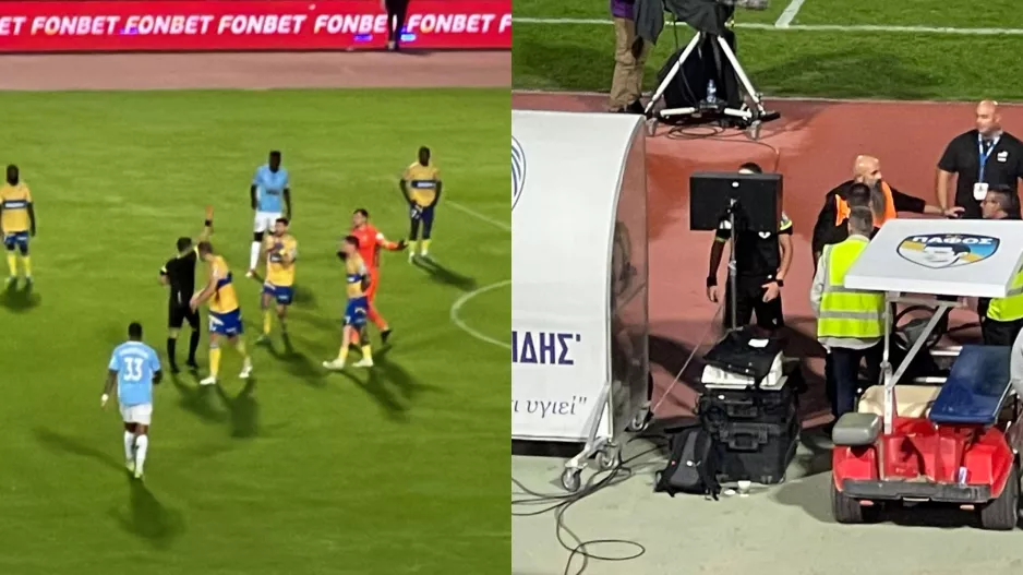 On field review και ΚΟΚΚΙΝΗ στον Πέτροβιτς