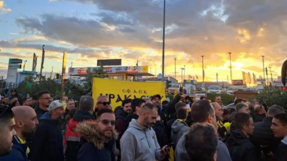 Αποθέωση για την ΑΕΚ στην Κρήτη