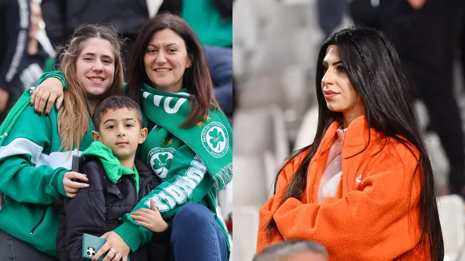 (Φώτος) Ο κόσμος στο ντέρμπι "αιωνίων"