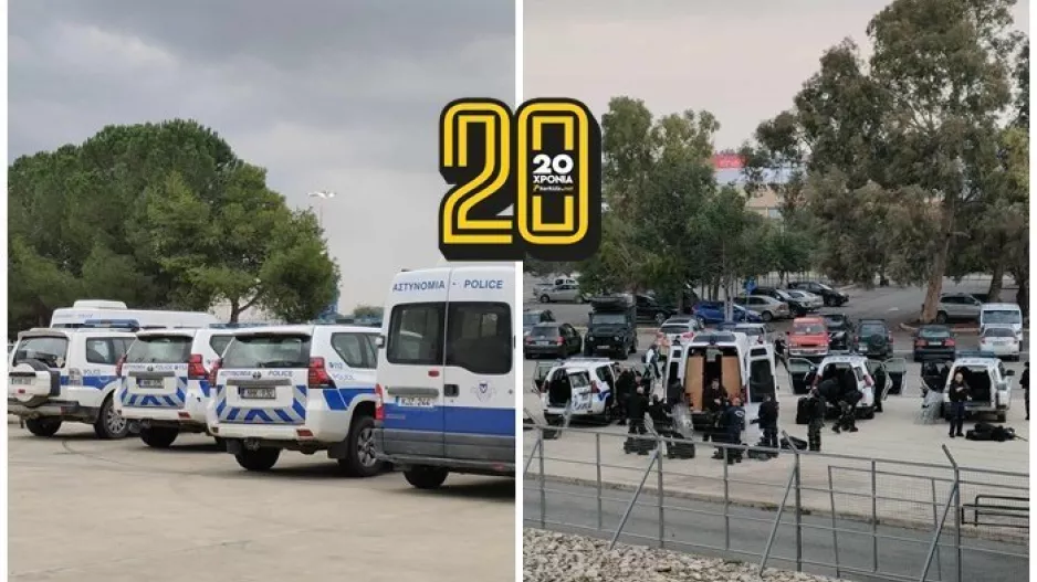 Ισχυρή αστυνομική δύναμη (Φώτος Kerkida)
