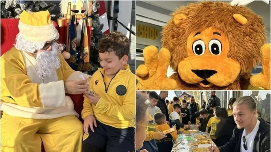 Το "Yellow Christmas Party" της ΑΕΛ! (Φώτος kerkida)