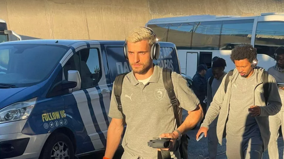 (ΦΩΤΟΣ kerkida) Η άφιξη της Πάφος FC