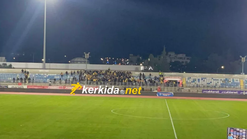 (Βίντεο-Φώτος kerkida) ΑΣΤΑΜΑΤΗΤΟΙ παρά την βαριά ήττα οι ΑΕΛίστες