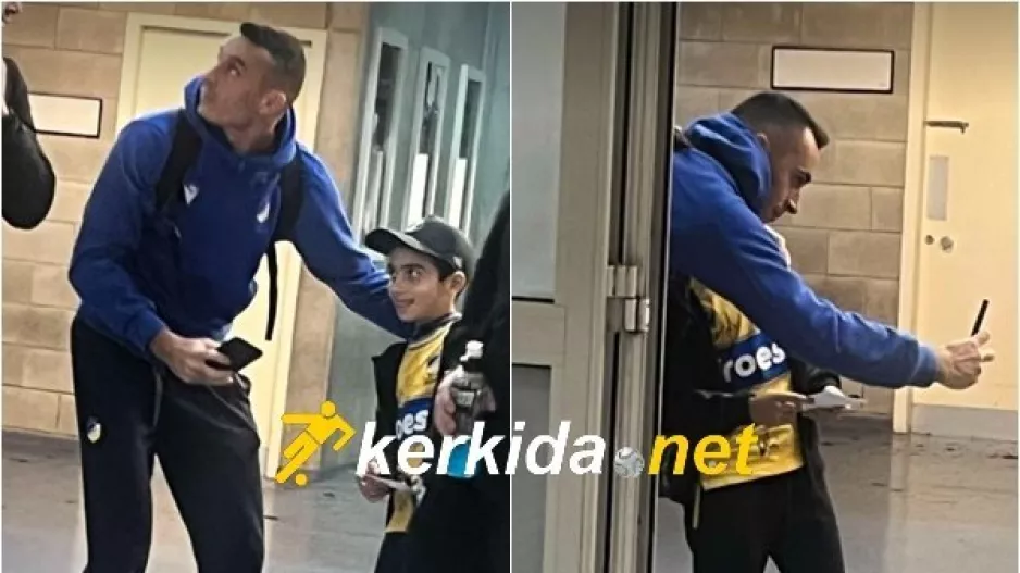 Ο Ντράζιτς έκανε χαρούμενο τον μικρό! (Φώτος)
