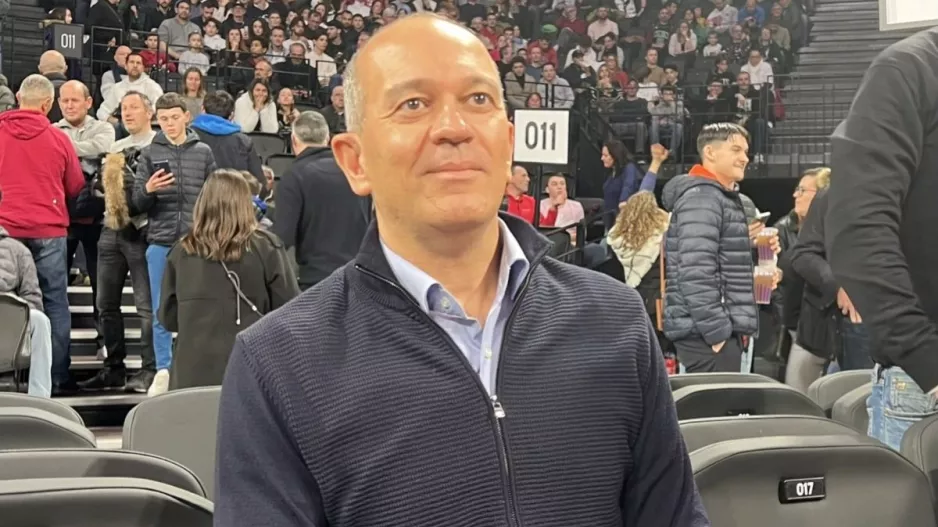 Ο Γιώργος Αγγελόπουλος στη Μαδρίτη για το Ρεάλ - Ολυμπιακός