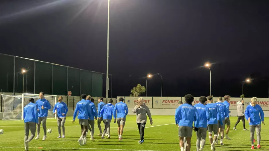 Το Kerkida στην προπόνηση της Πάφος FC (φώτος/βίντεο)