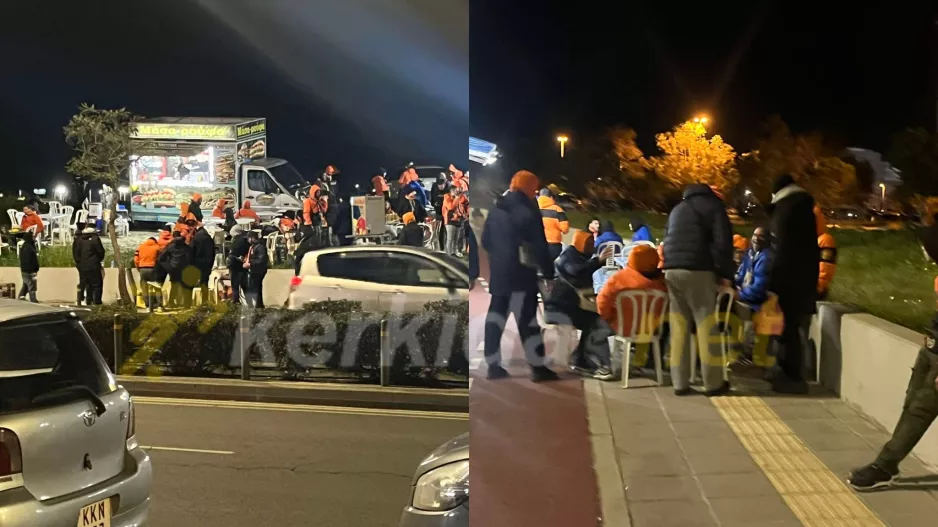 Οι ΑΠΟΕΛίστες... "τσίκνισμα" έξω απ' το ΓΣΠ! (Φώτος Kerkida)