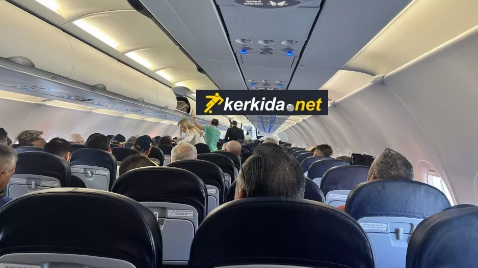 ΩΡΑ 10:21 πέταξε τώρα η αποστολή για Σλοβενία (ΦΩΤΟΣ)