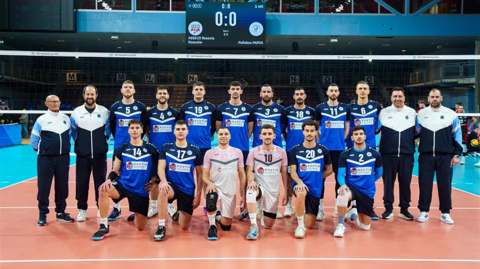 O Kuutio Homes Παφιακός καλύτερη Ευρωπαϊκή ομάδα στο CEV Cup! 