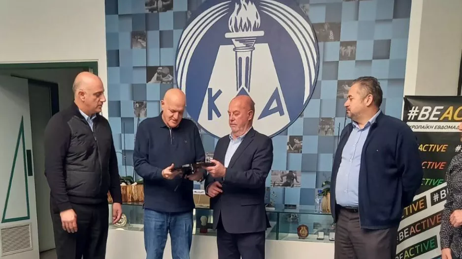 Συνάντηση με τον Πρόεδρο της Παγκόσμιας Ομοσπονδίας Καράτε στον ΚΟΑ