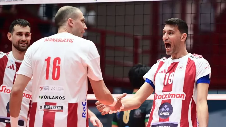 Μία νίκη μακριά από τον τελικό της Volley League Ολυμπιακός!