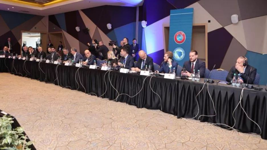 Στο Σαράγιεβο για περιφερειακή συνάντηση της UEFA ο Γιώργος Κούμας