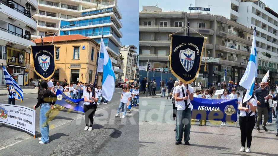 (Φώτος) Η Νεολαία Ανόρθωσης στην παρέλαση για την 25η Μαρτίου