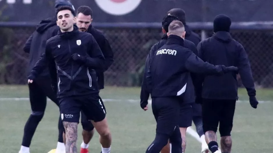 Προπόνηση με το βλέμμα στην ΑΕΚ