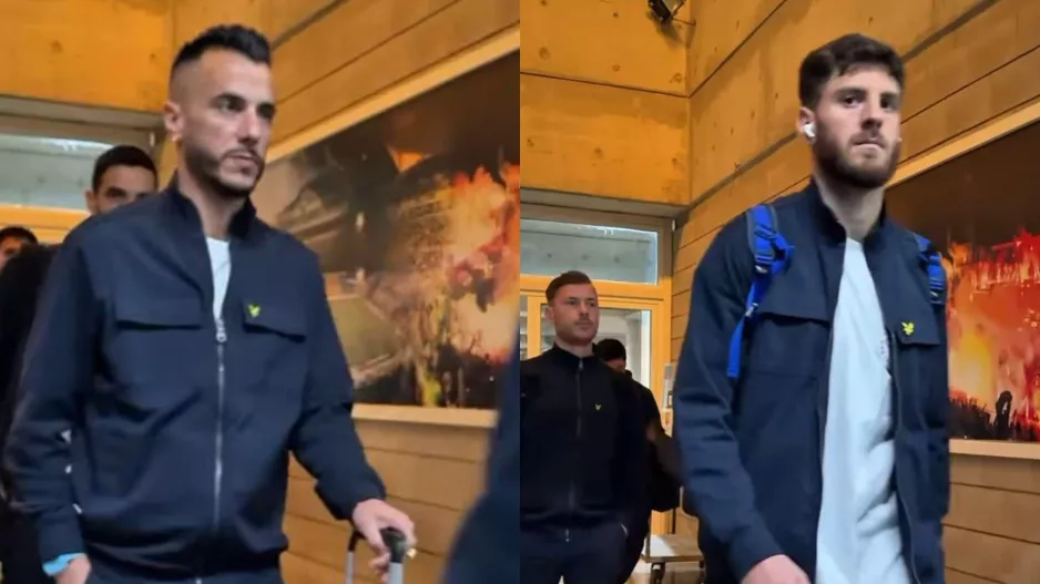 (Φώτος) Η άφιξη του ΑΠΟΕΛ
