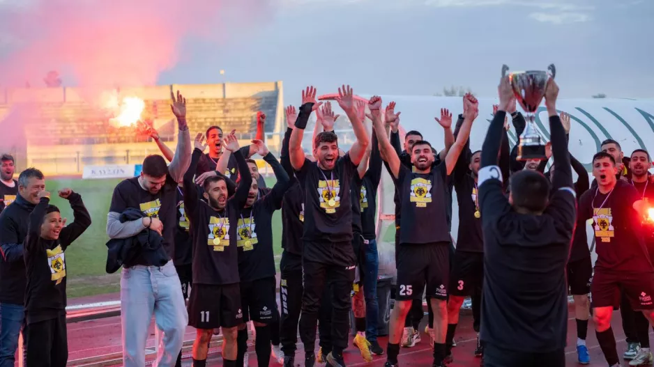 Οι πανηγυρισμοί των νταμπλούχων! (φώτος)