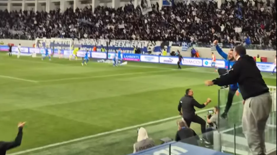 (ΒΙΝΤΕΟ) Η...έκρηξη του Σωφρόνη στο γκολ του Ντορεγκαράι!