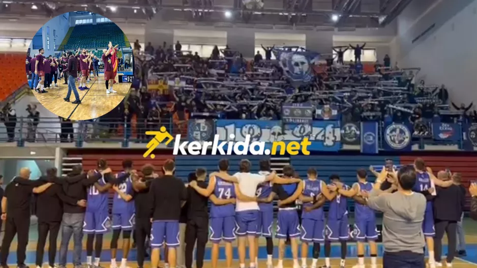 (Βίντεο Kerkida) Τραγούδι για Αμμόχωστο και χειροκρότημα αντιπάλων