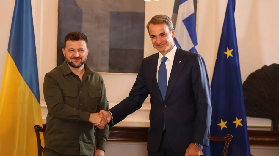 Τηλεφωνική επικοινωνία Μητσοτάκη - Ζελένσκι