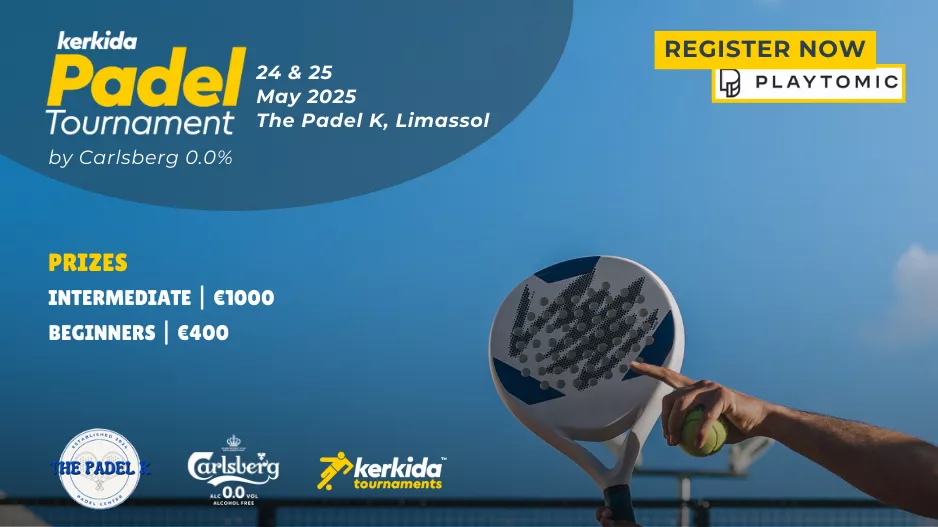Έρχεται το Kerkida Padel Tournament by Carlsberg 0.0%! - Κλείσε τη θέση σου!