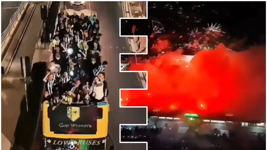 (Βίντεο) Από το λεωφορείο… στο γήπεδο 